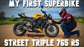 Bought My First Superbike | My Triumph Street triple 765 RS | First 1000 Kms very Important!!!