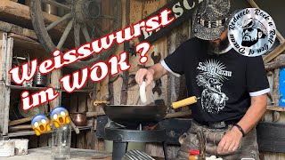 Bayerische Spezialitäten, Weisswurscht aus dem WOK? Geht das oder ist das sogar verboten?