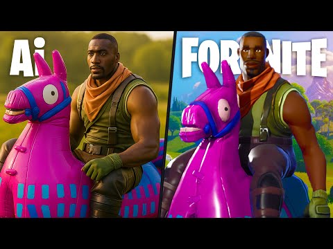 🤖 AI Showed What Fortnite Skins Would Look Like in Real Life! 🔥 (Battle Pass – Season 6 Chapter 1)