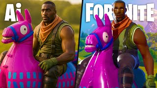 🤖 AI Showed What Fortnite Skins Would Look Like in Real Life! 🔥 (Battle Pass – Season 6 Chapter 1)