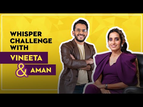 Whisper Challenge Ft. Vineeta & Aman😂🦈 | Shark Tank India Season 3 | SUGAR Cosmetics