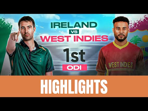 Ireland vs West Indies | 1st ODI | Full Match Highlights | tapmad