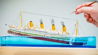 BRITANNIC SINKING DIORAMA/ How to make/ DIY/ TITANIC SISTER SHIP