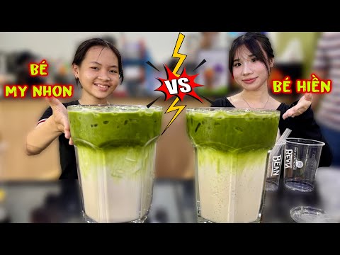 My Nhon Cùng Bé Hiền Chiến Thần Mới Nổi Càng Quét 2 Ly Matcha Latte Khổng Lồ Nhận 5,6 Triệu Đồng