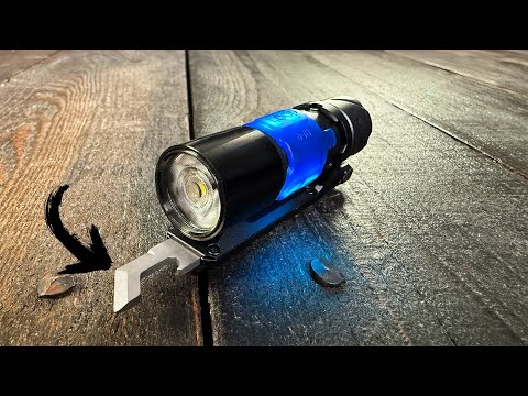 My New EDC Flashlight! | Loop Gear SK03 Review & Beam Test!