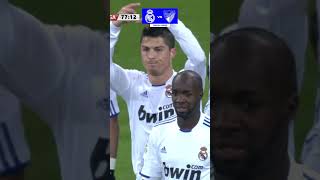 🤕 Cristiano se lesionó ¡MARCANDO! #realmadrid #arbeloa #shorts