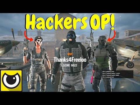 Playing Against HACKERS in Rainbow Six Siege (TS Gameplay)
