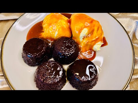 Recept Davida Skoke‼️Čokoladni mini muffini sa slanim karamelom i sladoledom 🧡🤎