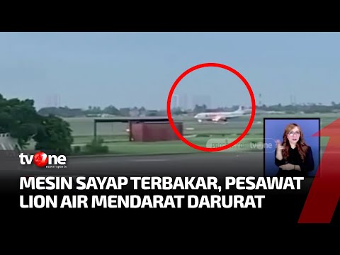 Detik Detik Mesin Pesawat Lion Air Terbakar Dan Mendarat Darurat Di