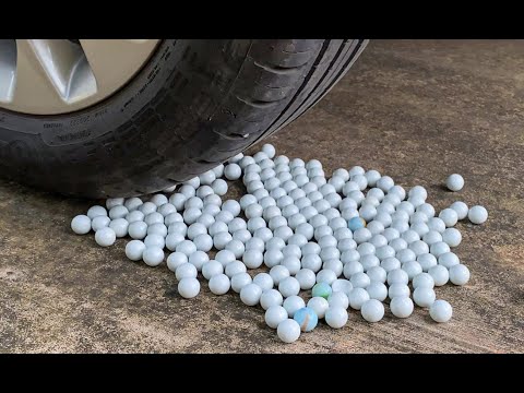 Crushing Crunchy & Soft Things by Car! Experiment CAR vs CIGARETTE, TOYS, MARBLES, LIGHTERS