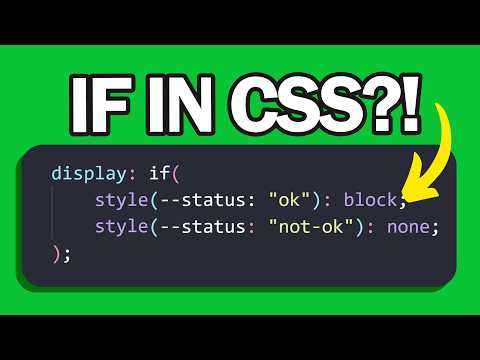 Wait... CSS has if-else statements now?!