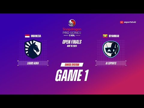 AI Esports vs Team Liquid ID GAME 1 Snapdragon Pro Series Season 6 | AI VS TLID ESPORTSTV