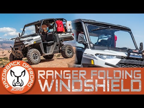 Polaris Ranger Glass Folding Windshield Moab Overview | Razorback Offroad™