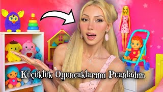 ÇOCUKLUK OYUNCAKLARIMI PUANLADIM 😍 AĞLADIM 😭 #buseduygu #toys
