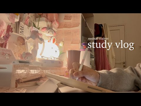 20 ++ hours of stu(dying), life after clinical rotations end🚑| med student study vlog