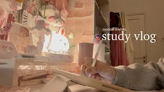 20 ++ hours of stu(dying), life after clinical rotations end🚑| med student study vlog