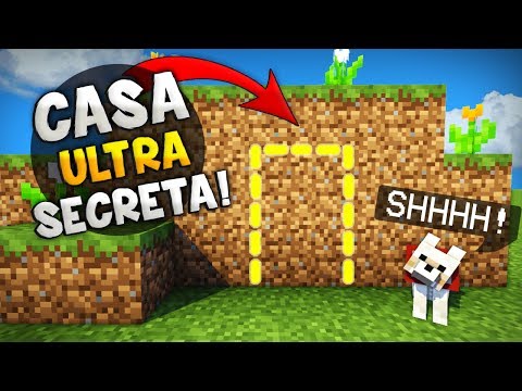 MINECRAFT: ERES CAPAZ DE ENCONTRAR ESTA CASA SUPER ULTRA SECRETA!? | COMO HACER UNA CASA OCULTA