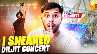 Sneaking Into a Diljit Dosanjh Concert!