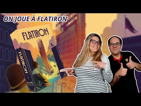 { Règles Et Partie } ON JOUE À FLATIRON | Jeu De Société | Ludonova