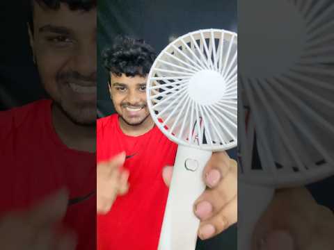 repairing mini rechargeable fan #experiment #electrcal #shorts ￼