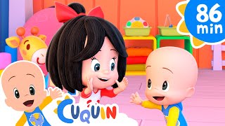 Finger Family: Peek a Boo 🙈 and more Nursery Rhymes by Cleo and Cuquin | Children Songs