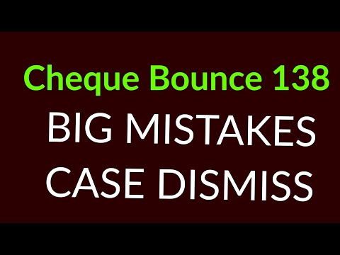 Cheque Bounce Case filing precautions | Latest Tricks