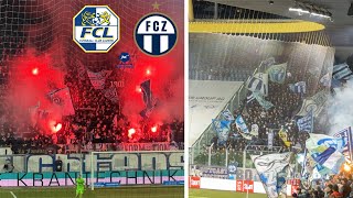 LUZERN ULTRAS FEIERN LAUTSTARK GEGEN FCZ SÜDKURVE | FC Luzern vs. FC Zürich Stimmungsvideo