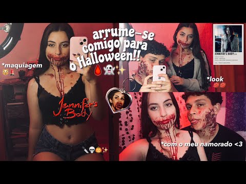 GRWM PARA O HALLOWEEN COM MEU NAMORADO!!💋🩸 |Jennifer’s Body