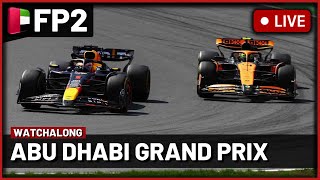 F1 Live - Abu Dhabi GP Free Practice 2 Watchalong Live Timings + Formula 1 Commentary