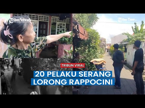 Geng Motor Serang Permukiman di Lorong Rappocini, Motor Warga Dirusak