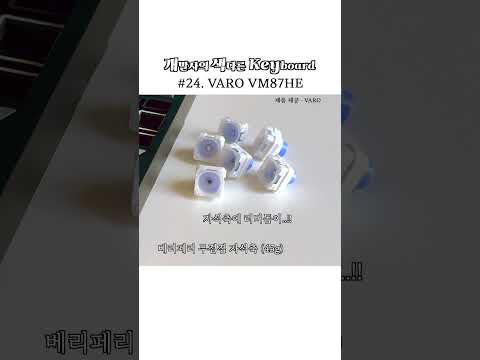 현시점 유일무이한 무접점 자석축 🤗 VARO VM87HE