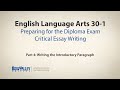 Thesis Statements and Essay Structure