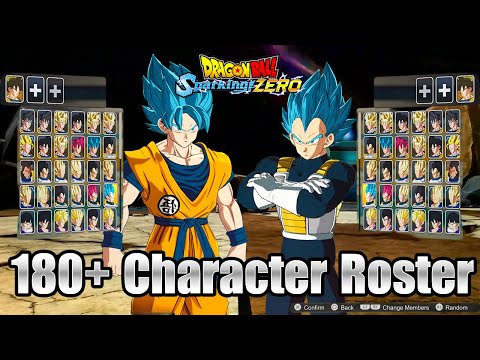 DRAGON BALL: Sparking! ZERO - New 180+ Character Roster Revealed!