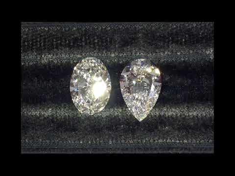 2.60-2.61 Carat Oval vs. Pear Shape Diamond 