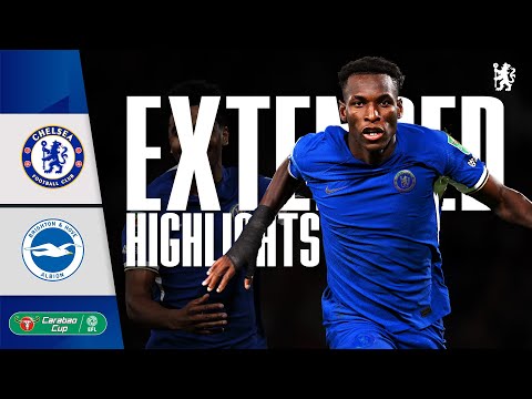 Chelsea 1-0 Brighton | EXTENDED Highlights | Carabao Cup 3rd Round 2023/24 | Chelsea FC
