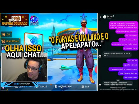 EX-MEMBRO DA NOTHUMAN ENTROU NA LIVE DO LEVEL UP E DEU EXPOSED NO FURYAS, FALOU ATÉ DO APELAPATO!!