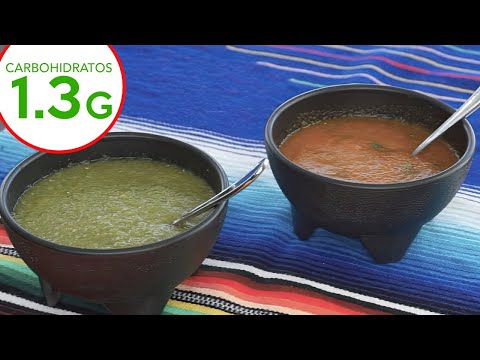 SALSAS KETO  🌶 Salsa Roja y   Salsa Verde  para tacos 🌮 Carne asada  🔥 Recetas Keto