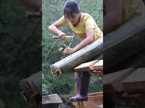 Support Girls' Dreams✨Build a bamboo building