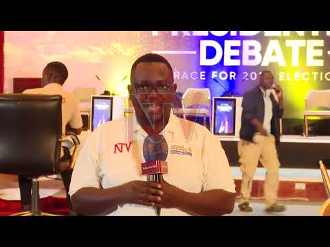 YouTube video thumbnail: Seven of Eight Candidates vie for Presidential Debate