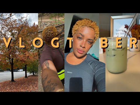 VLOGTOBER| perfect productive fall day, fall girl walk, night time routine