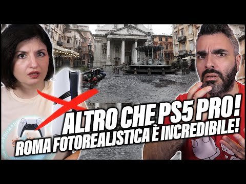 ALTRO CHE PS5 PRO! Visitiamo ROMA con GRAFICA ULTRAREALISTICA! Unreal Engine 5.4