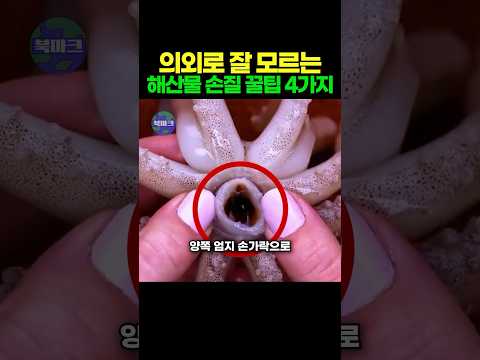 의외로 잘 모르는 해산물 손질 꿀팁 4가지