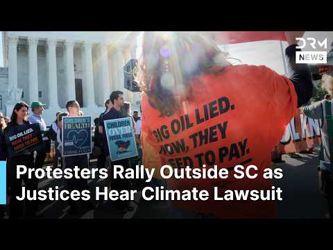 “They Knew, They Lied” Protesters Rally Outside Supreme Court Over Exxon, Suncor Climate Case | RD1N