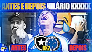 🦊😂 ANTES E O DEPOIS DO BOTAFOGUENSE QUE PROVOCOU O CRUZEIRO