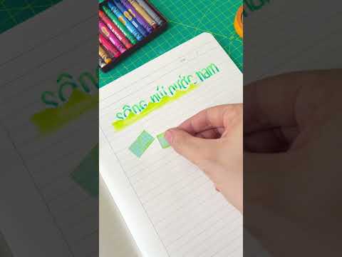 Trang Trí Tiêu Đề Bằng Sáp Màu 12 Cây // Happy Hidari