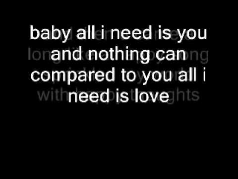 all i need is love by Bret Jackson w/ lyrics