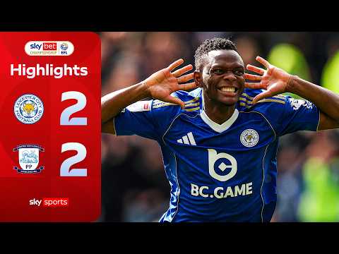 Two GIFTS for Daka as Foxes salvage point! 🎁 | Leicester 2-2 Preston | EFL Highlights