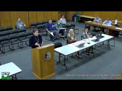 BET Budget Committee, November 12, 2025