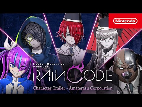 Master Detective Archives: RAIN CODE - Character Trailer - Amaterasu Corporation – Nintendo Switch