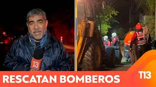 YouTube video thumbnail: Five Firefighters Swept Away by Elqui River Rescued